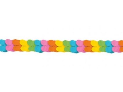 girlanda papírov barevná