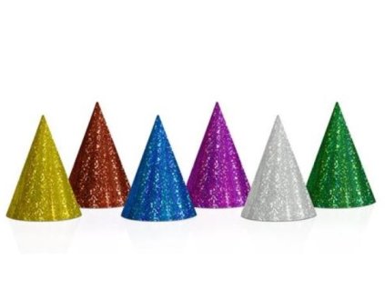papírové čepičky holograf 20