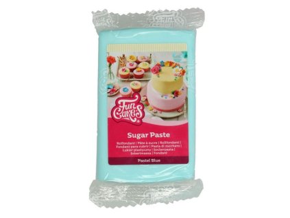 fc sugar paste pastel blue