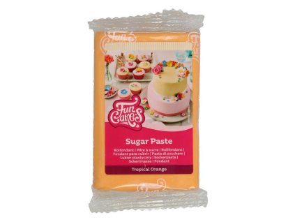 fc sugar paste tropical orange