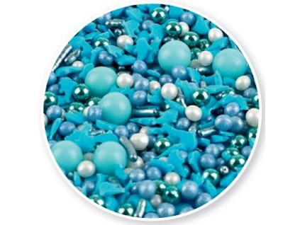 cukr. mix modro bílý flo