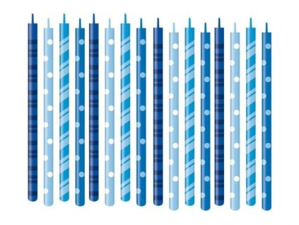 svíčky modré tesc