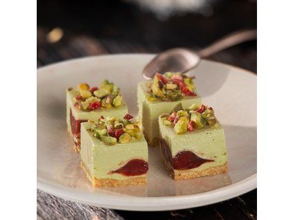 pistáciový cheescake