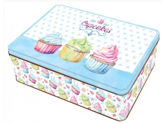 plech krabice cupcakes
