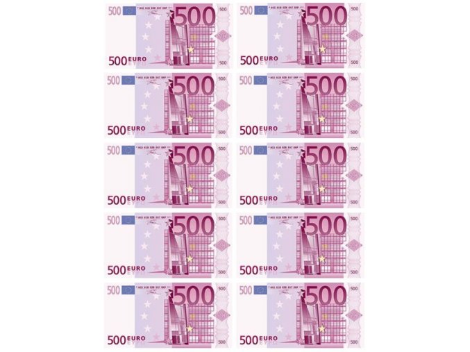 Bankovky 500 EUR