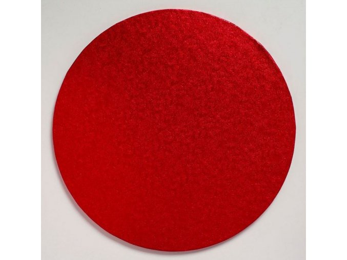 podložka kruh červená