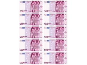 Bankovky 500 EUR