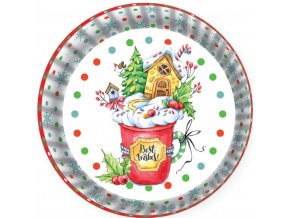 košíčky na muffiny barevné vánoční