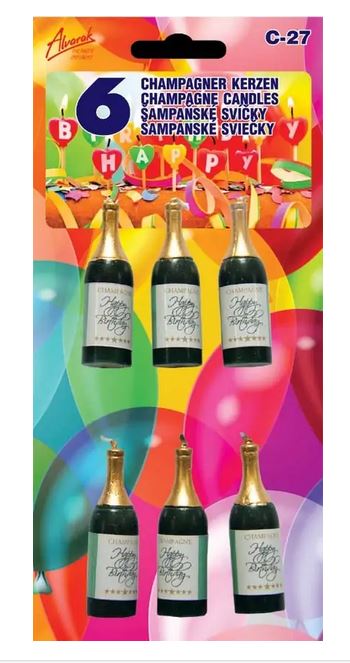 Svíčky šampaň Alvarak 6 ks
