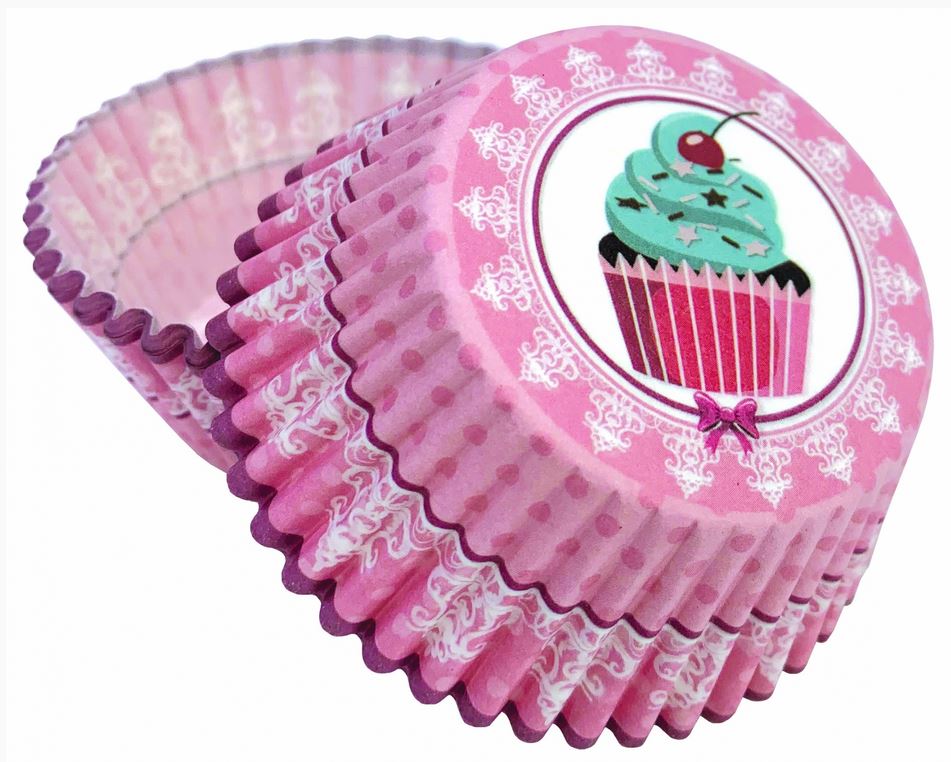 Košíčky na muffiny růžový cupcake 50 ks