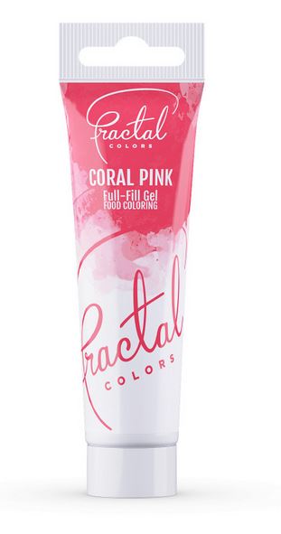 Gelová barva Fractal - Coral Pink (30 g)