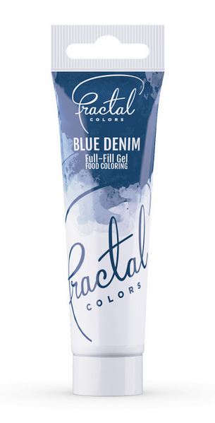 Gelová barva Fractal - Blue Denim (30 g)