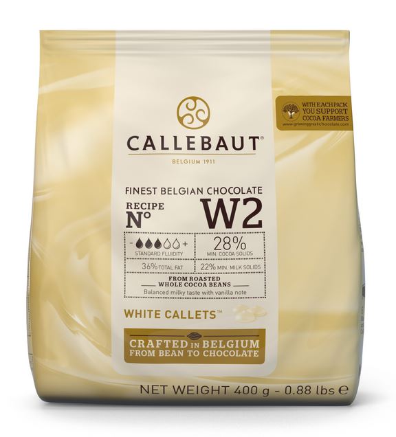 ČOKOLÁDA Callebaut W2 BÍLÁ 400 g