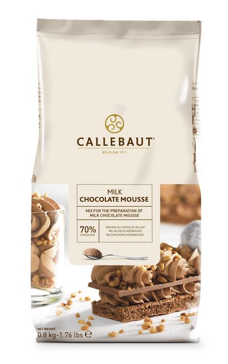Mousse mléčná čokoláda Callebaut 800 g