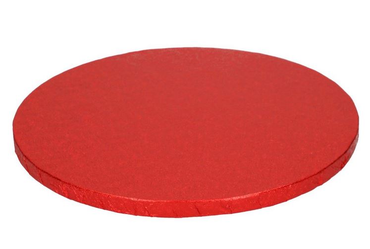 Podložka pevná červená kruh 30 cm