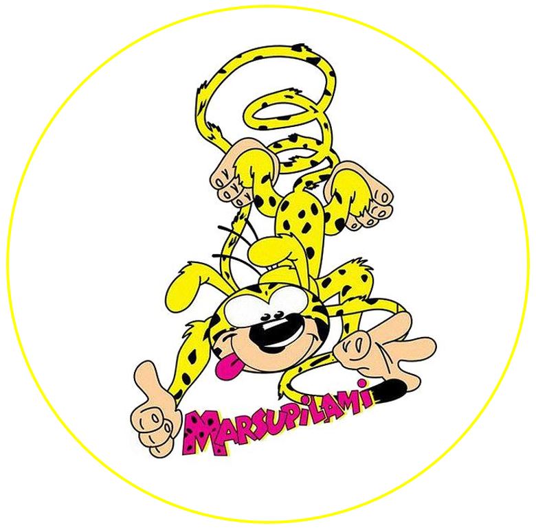 Marsupilami 1 kruh 20 cm