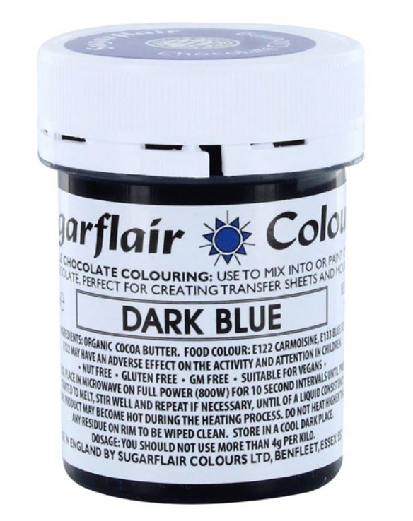 Barva do čokolády Dark Blue 35 g