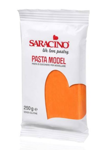 Modelovací hmota Saracino oranžová 250 g