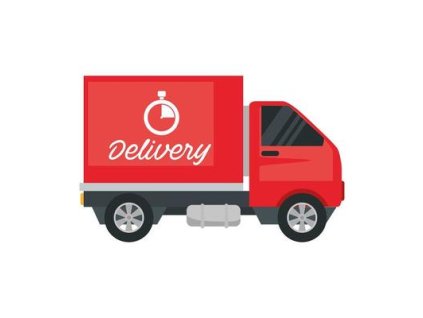 delivery service truck vehicle icon free vector