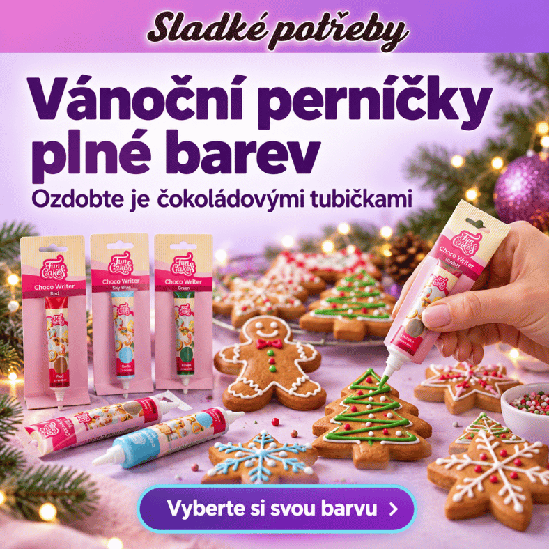 Zdobící tubičky na perníčky, tajný trik pro zdobení perníčků