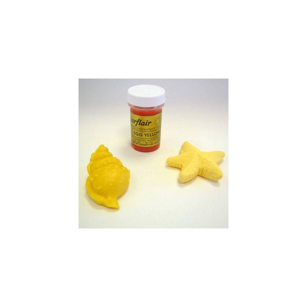 Gelová barva Sugarflair (25 g) Egg Yellow/Cream /D_302