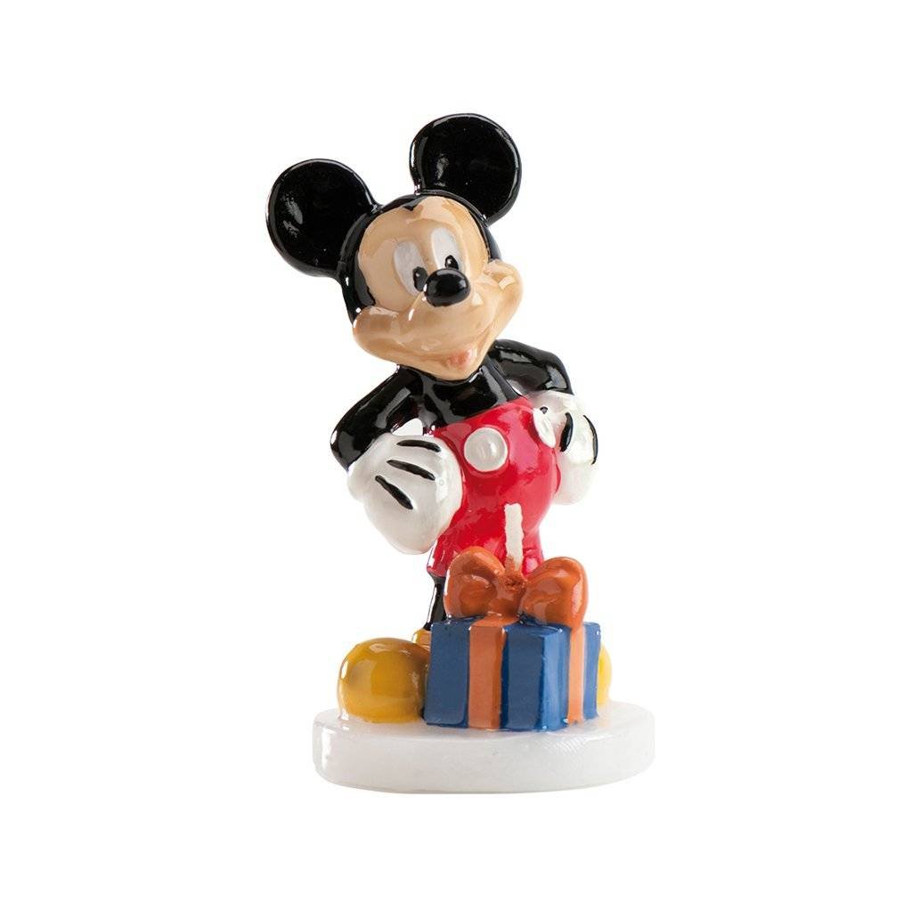 Svíčka - figurka na dort Mickey 8cm s dárkem - Dekora  /O--346027
