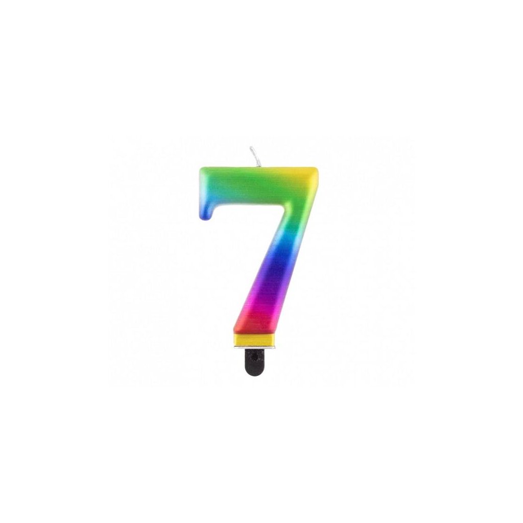 Godan svíčka duhová číslo 7 ♡