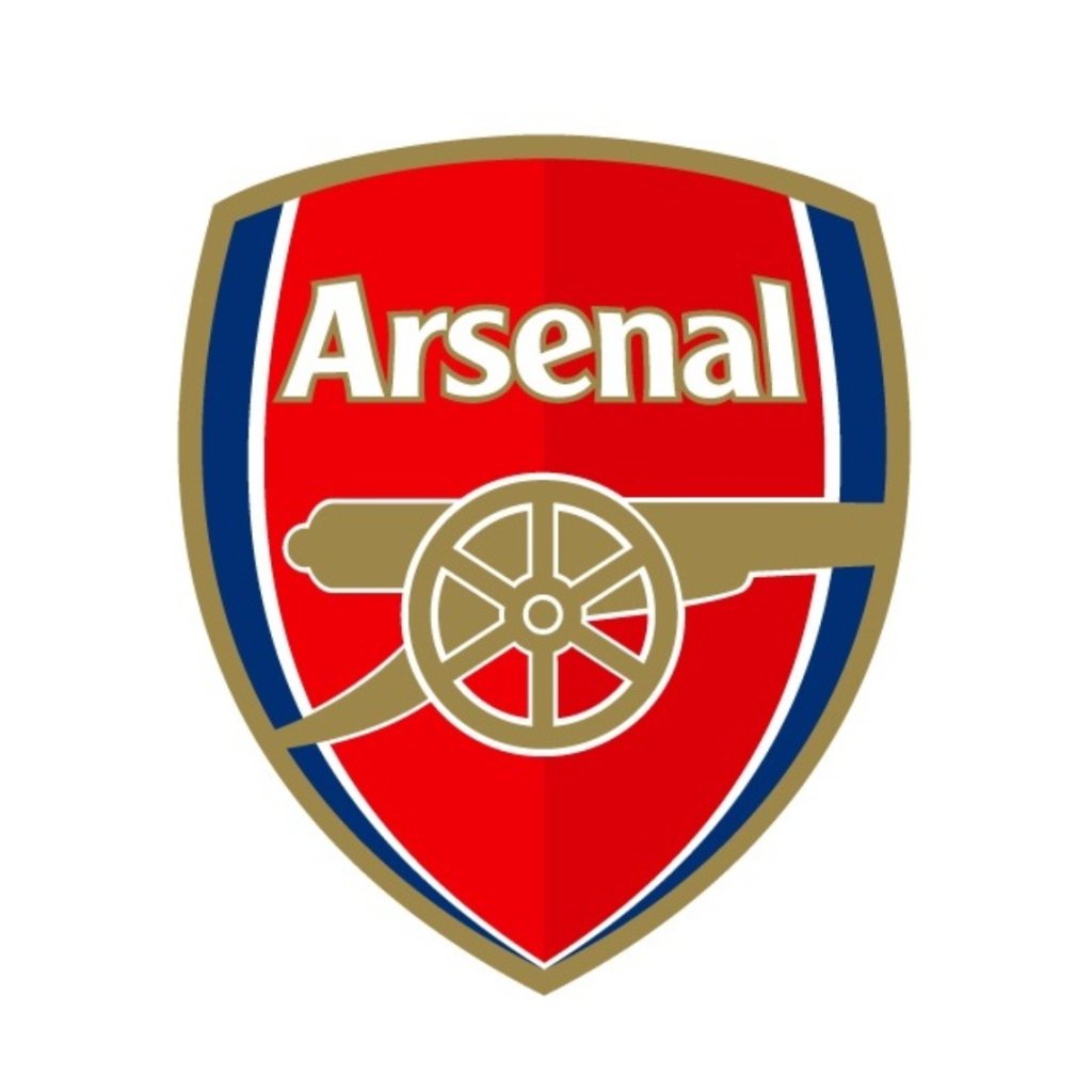 Jedlý papír ARSENAL LONDÝN - WHITE