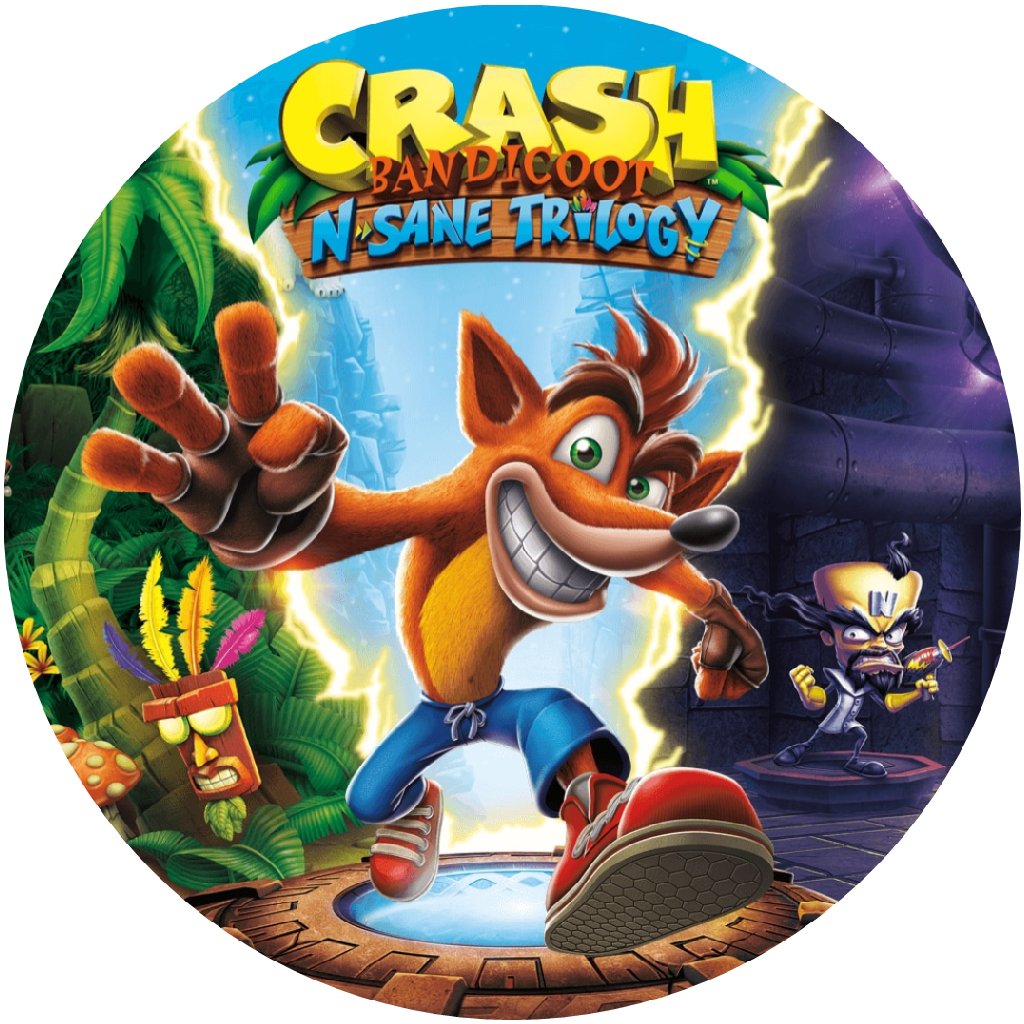 Jedlý papír CRASH BANDICOOT
