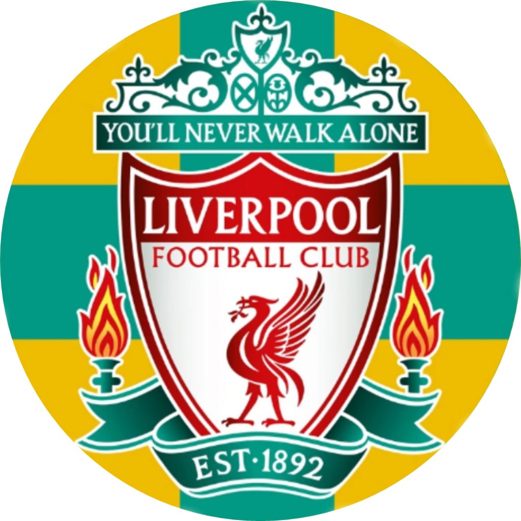 Jedlý papír LIVERPOOL - GREEN AND YELLOW