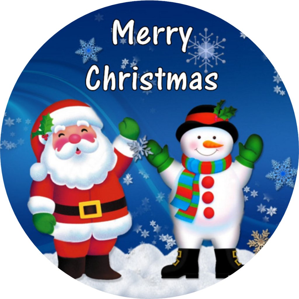 Jedlý papír MERRY CHRISTMAS
