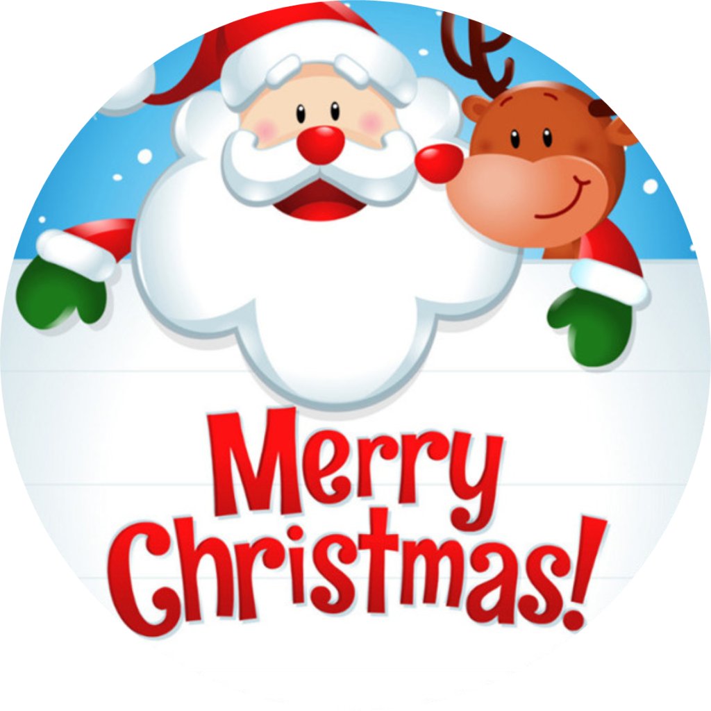 Jedlý papír MERRY CHRISTMAS