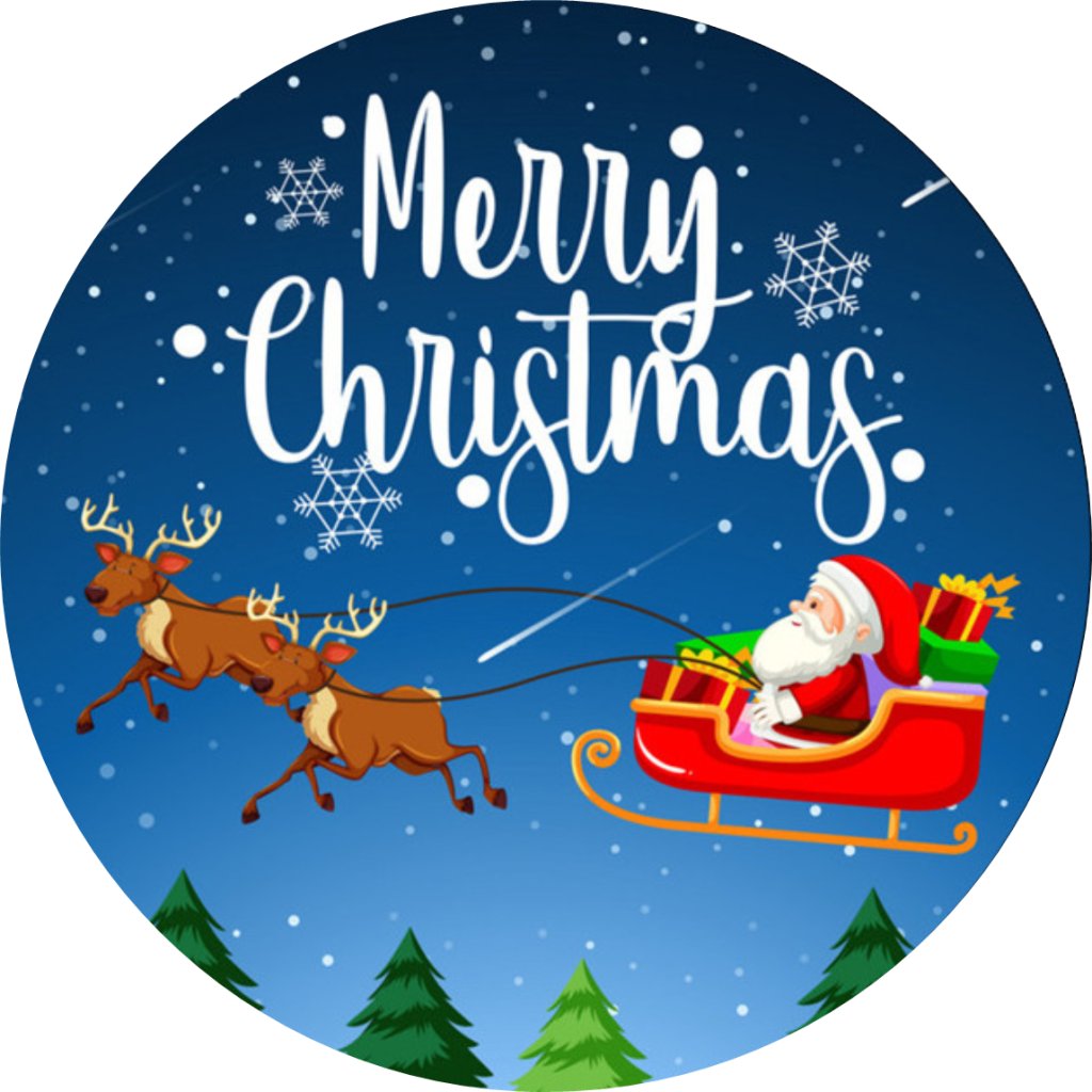 Jedlý papír MERRY CHRISTMAS 2