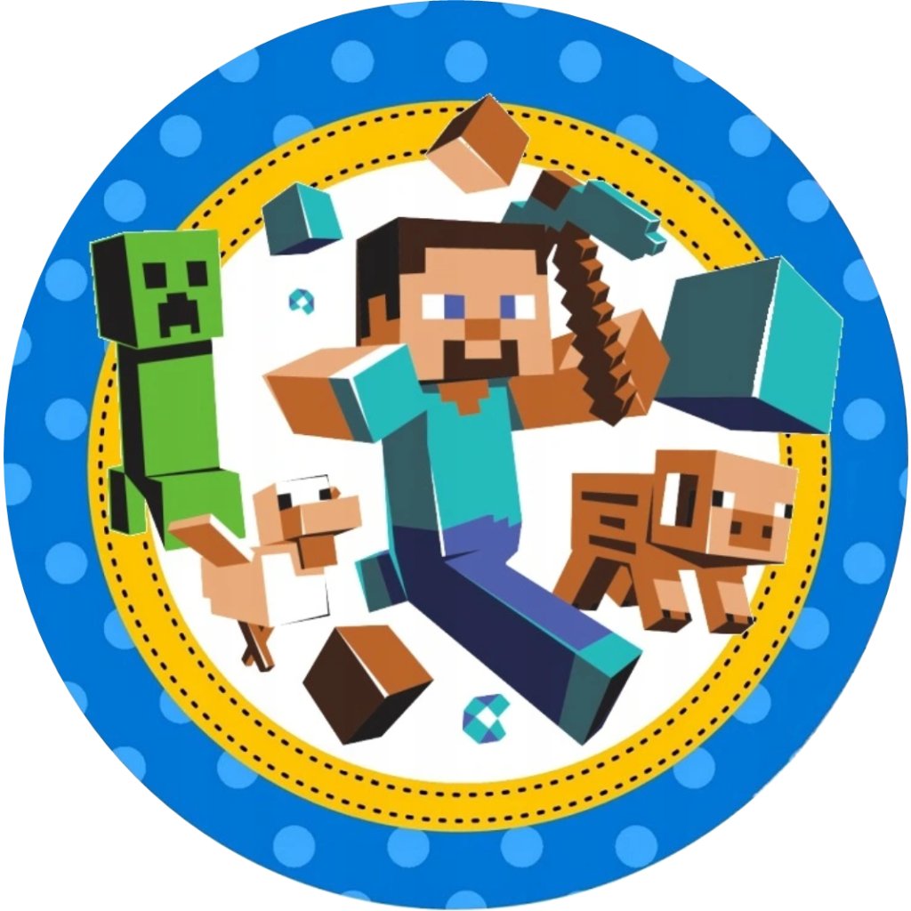 Jedlý papír MINECRAFT STEVE