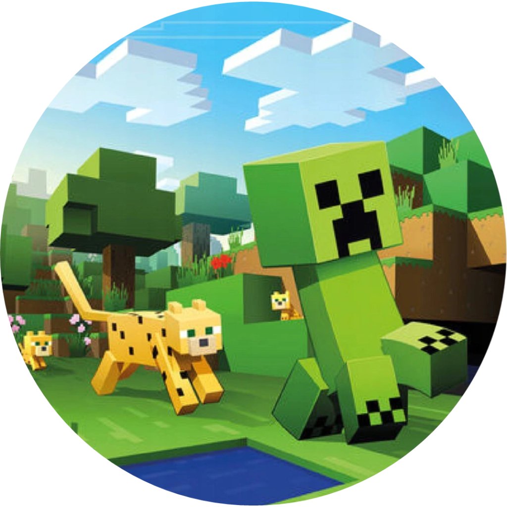 Jedlý papír MINECRAFT