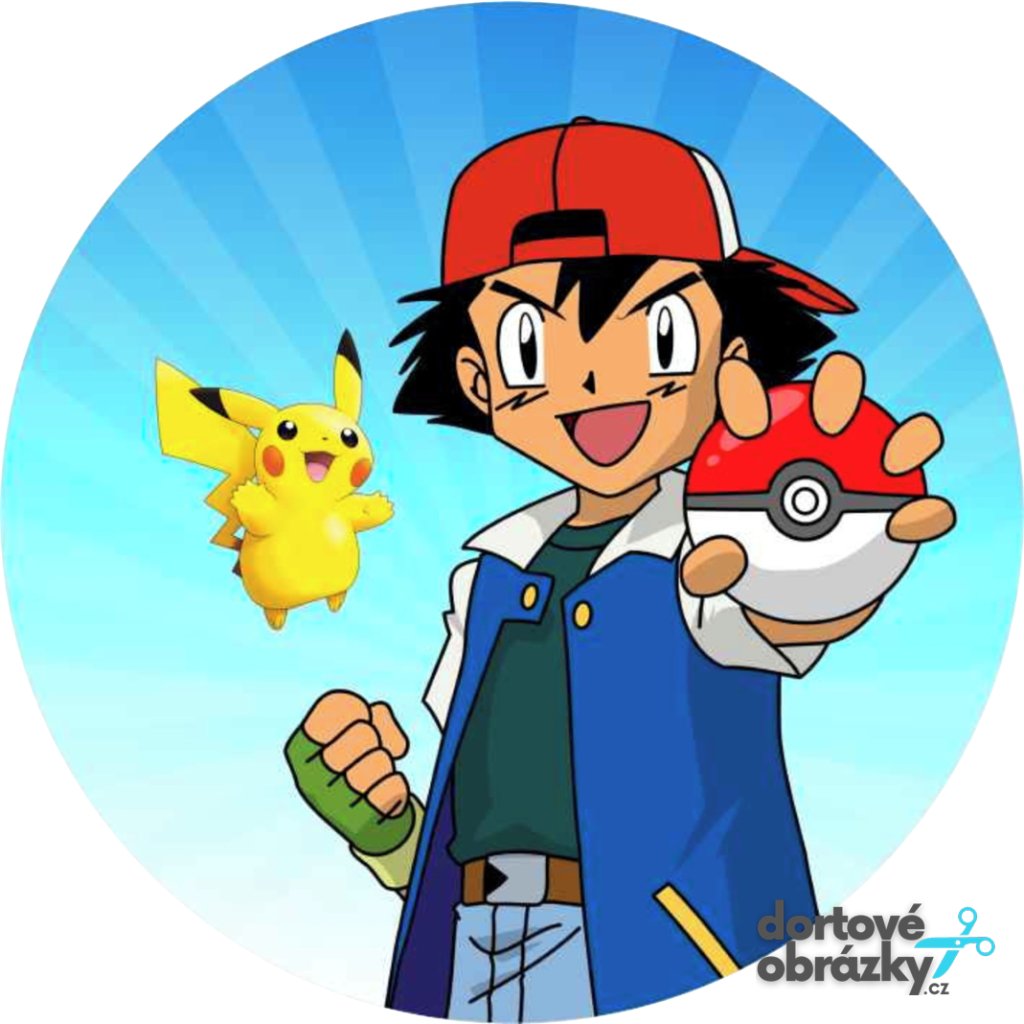 Jedlý papír POKÉMON (● velikost průměr 20 cm ☝, ● materiál FONDÁNOVÝ DECORLIST ✴️)