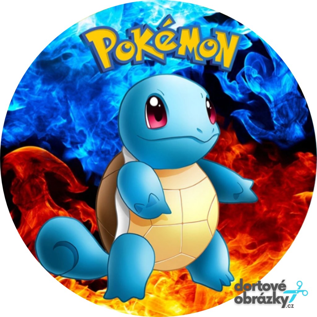 Jedlý papír POKÉMON (● velikost průměr 20 cm ☝, ● materiál FONDÁNOVÝ DECORLIST ✴️)