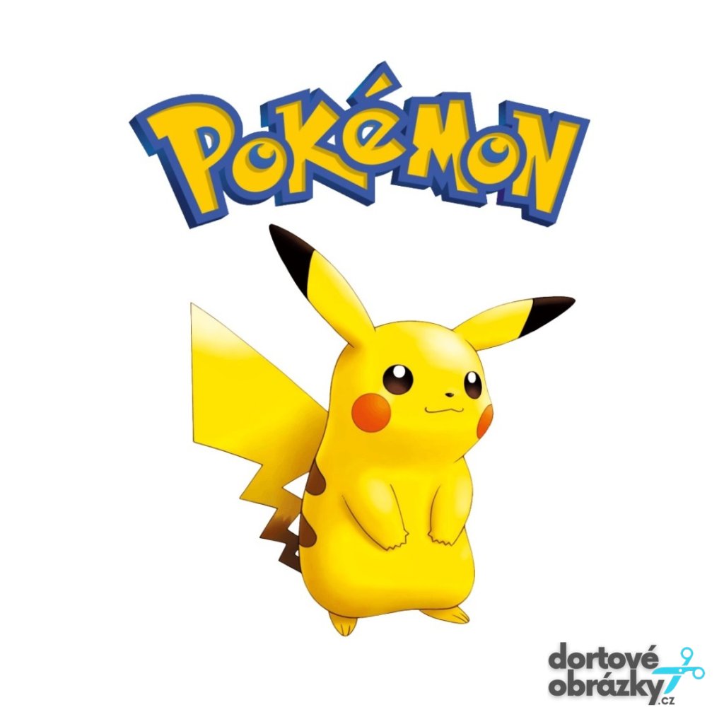 Jedlý papír POKÉMON (● velikost průměr 20 cm ☝, ● materiál FONDÁNOVÝ DECORLIST ✴️)