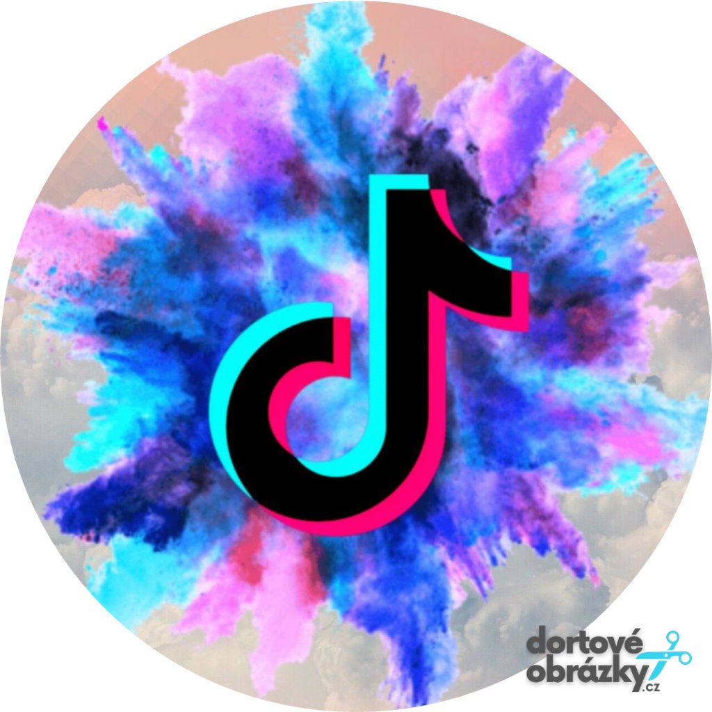 Jedlý papír TIK TOK (● velikost průměr 20 cm ☝, ● materiál FONDÁNOVÝ DECORLIST ✴️)