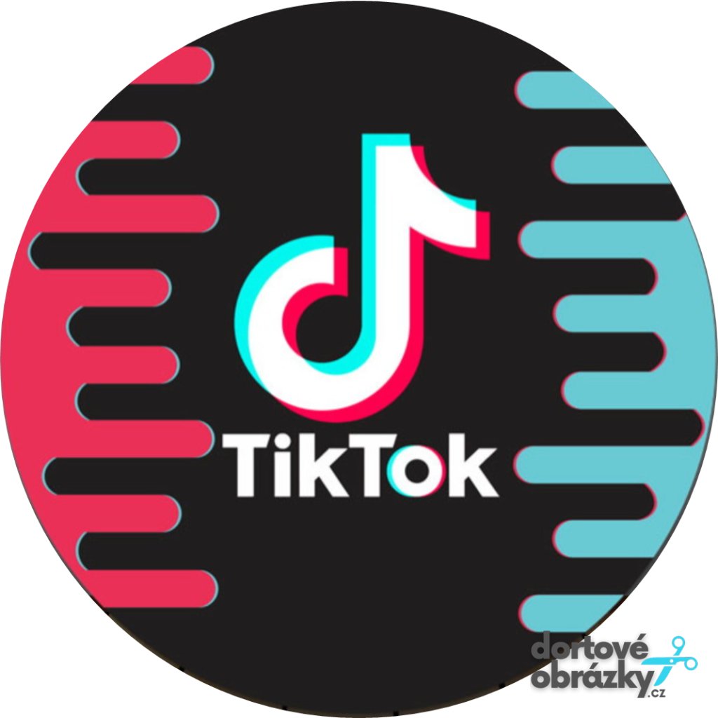 Jedlý papír TIK TOK (● velikost průměr 20 cm ☝, ● materiál FONDÁNOVÝ DECORLIST ✴️)