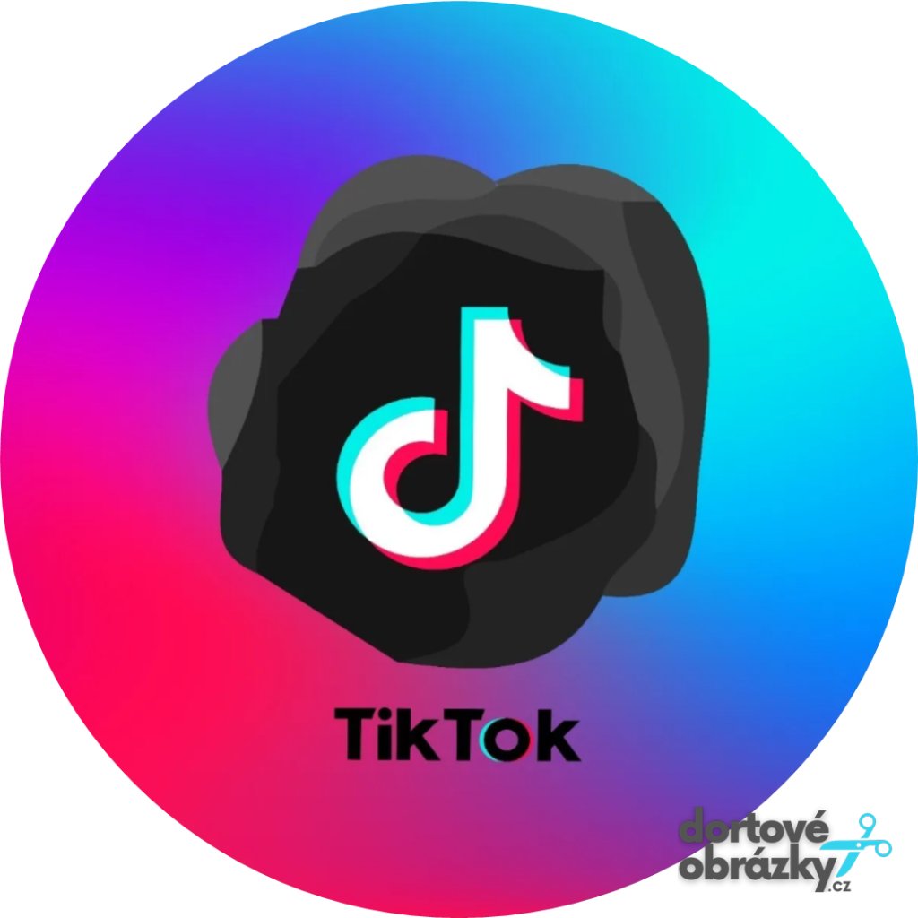 Jedlý papír TIK TOK (● velikost průměr 20 cm ☝, ● materiál FONDÁNOVÝ DECORLIST ✴️)