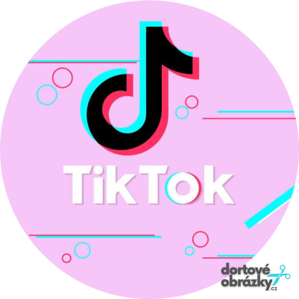 Jedlý papír TIK TOK (● velikost průměr 20 cm ☝, ● materiál FONDÁNOVÝ DECORLIST ✴️)