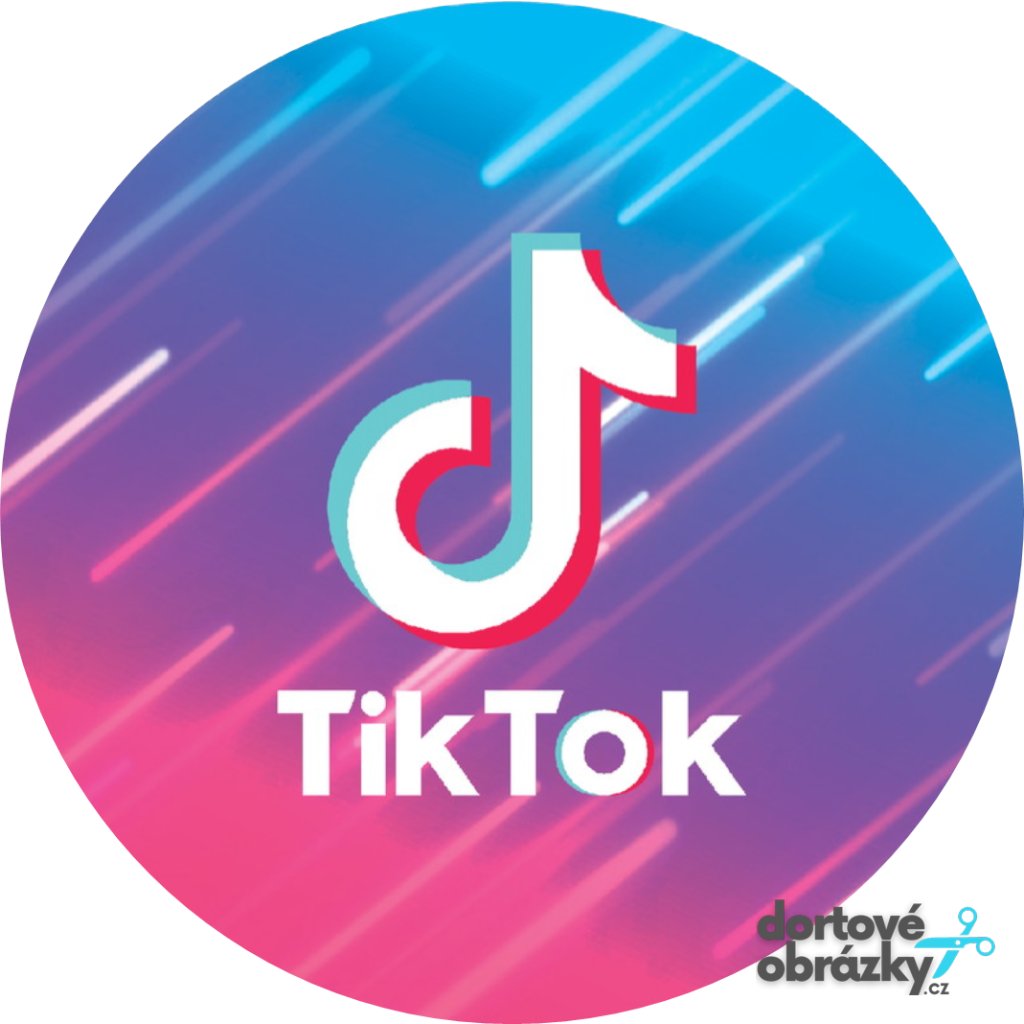 Jedlý papír TIK TOK (● velikost průměr 20 cm ☝, ● materiál FONDÁNOVÝ DECORLIST ✴️)