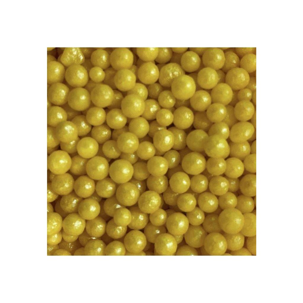 Cukrové zdobení žluté perličky 80g - Scrumptious  /O--