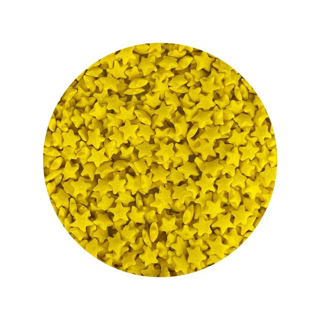 Cukrové hvězdičky žluté (60 g) Cukrářská ♡
