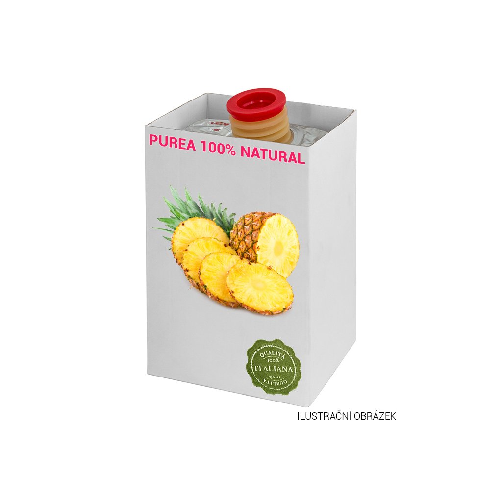 Ovocné pyré 100% přírodní ananas 1,5 kg/aseptic bag