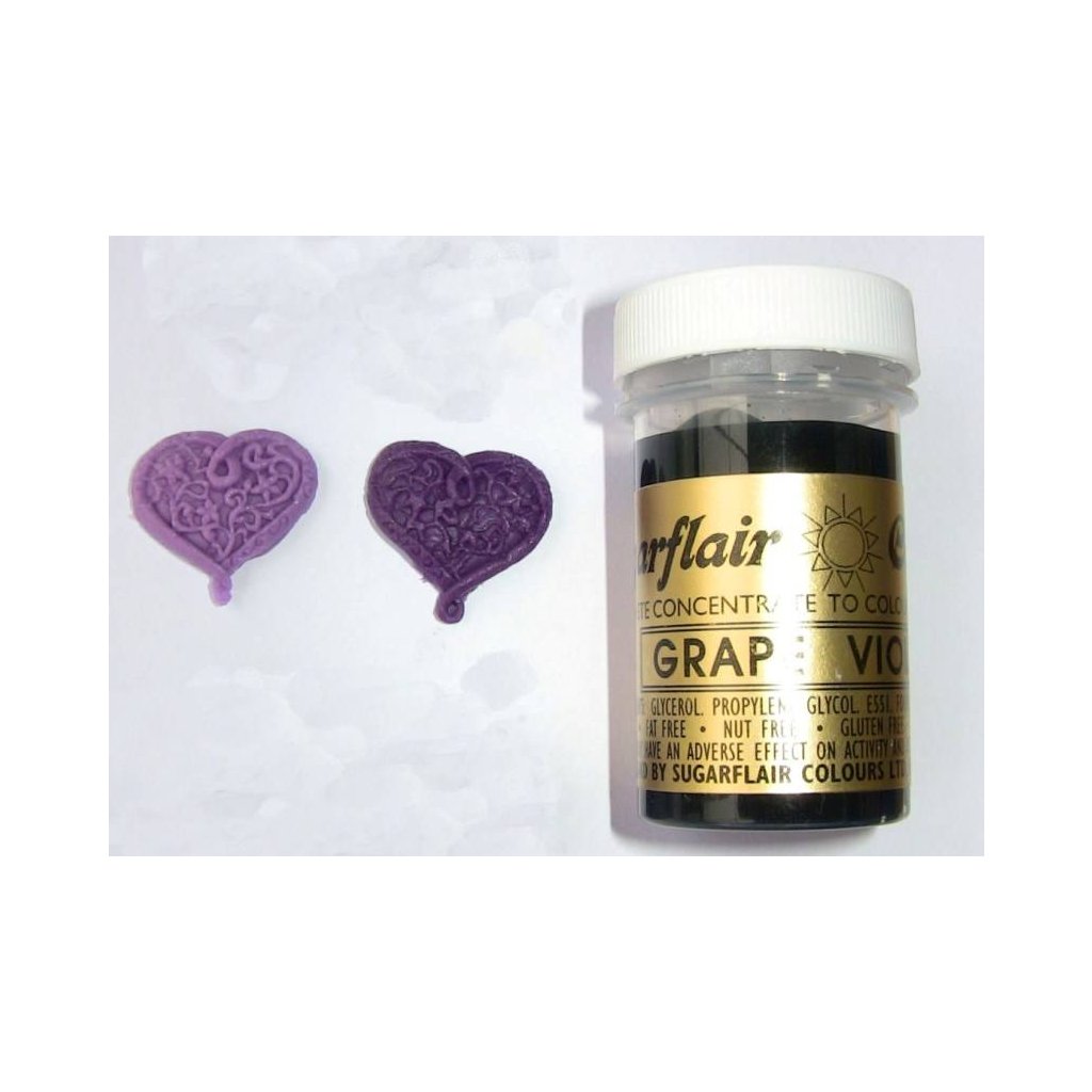 Gelová barva Sugarflair (25 g) Grape Violet /D_294