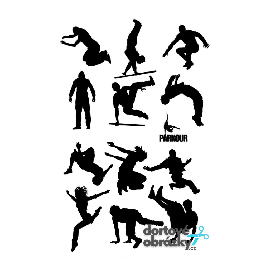 Jedlý papír  PARKOUR (● velikost formát A4 (25x20cm) ☝, ● materiál FONDÁNOVÝ DECORLIST ✴️)