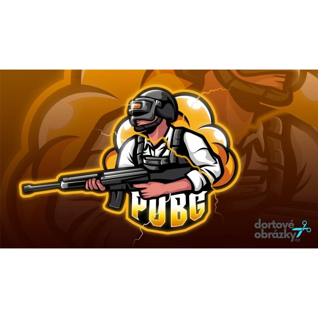 Jedlý papír  PUBG (● velikost formát A4 (25x20cm) ☝, ● materiál FONDÁNOVÝ DECORLIST ✴️)
