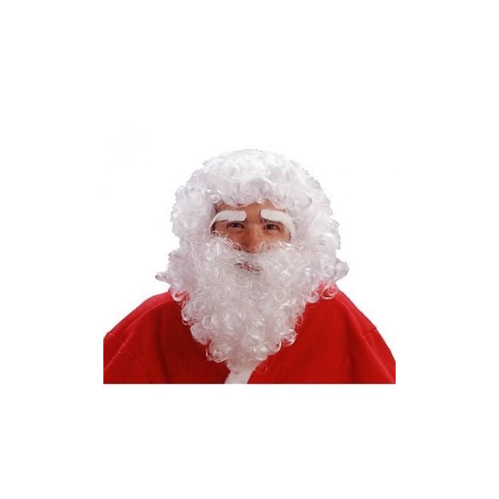 0002811 paruka a vousy pro mikulase nebo santu 600